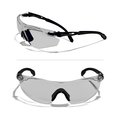 Defender Safety OPTIFENSE VS3 Anti Fog, AntiScratch, Premium SMOKED Safety Glasses, ANSI Z87  Black OF-VS3-86